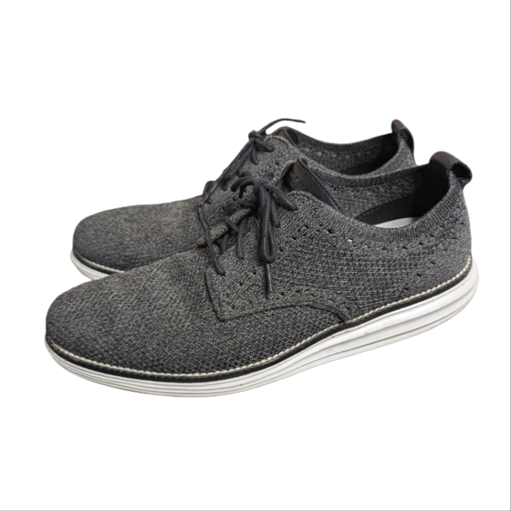 Cole Haan Men's Original Grand Stitchlite Plain Oxford Light Gray White Size 9M